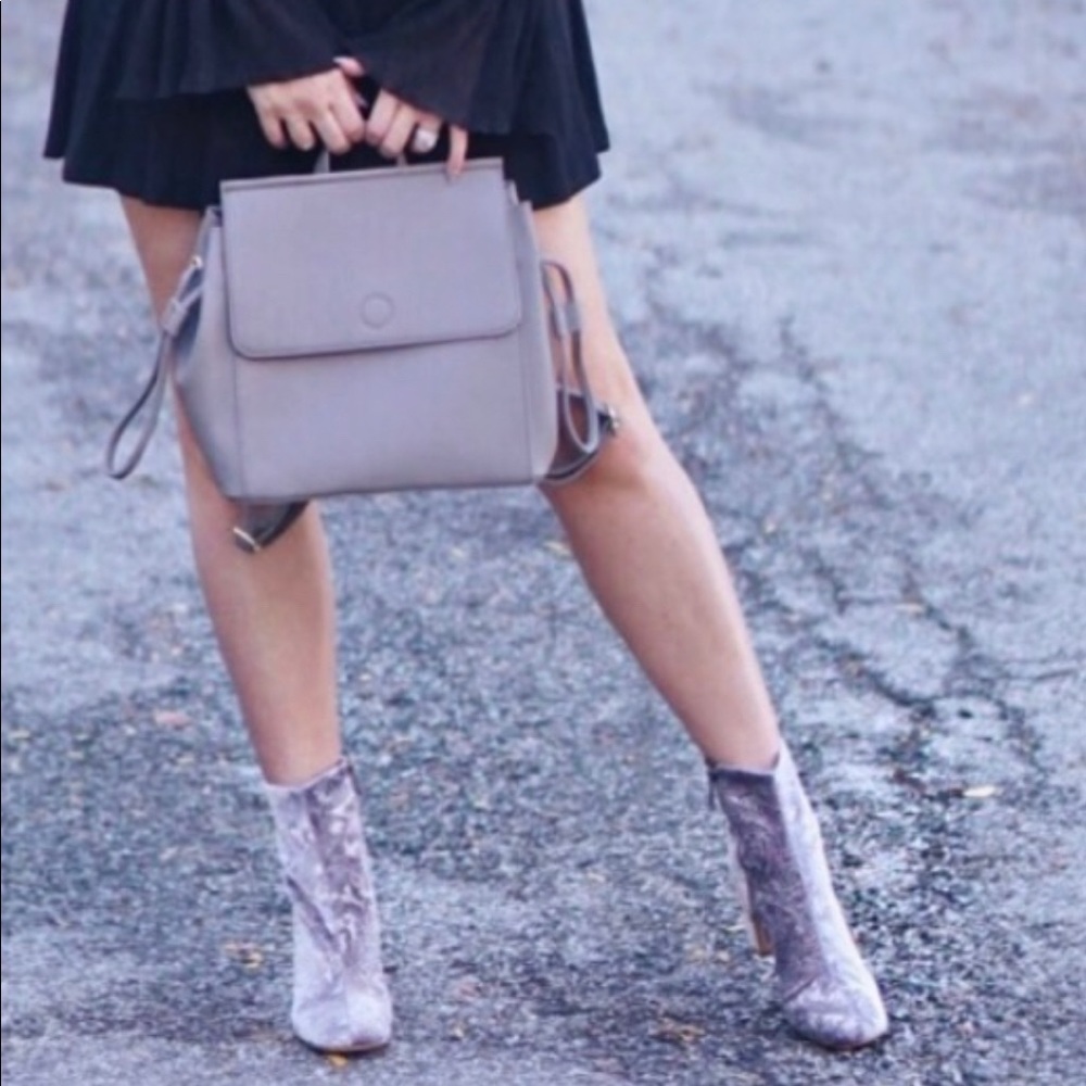 Velvet boots